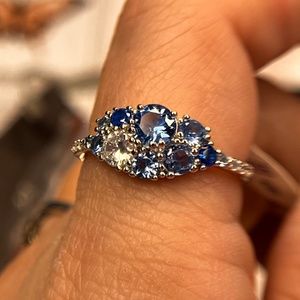 Bomb Party "Stunning Gems" Array of Multcolor Cubic Zirconia + .925 Solid Sterli